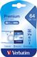 Verbatim SDXC Card Premium UHS1 64GB Class 10