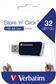 Verbatim USB Stick Drive 3.0 Store'n Click 32GB black
