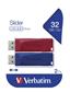Verbatim USB Stick Store´n Go Slider red/blue 32GB 1x2