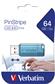 Verbatim USB Stick PinStripe Store´n´Go 2.0 64GB caribbbean blue