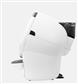 WHISKER LITTER HOPPER W/BONNET WHITE